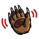 Grizzly Claw Waving